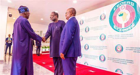 President Tinubu Departs for Lagos to Mark ECOWAS’S 5Oth Anniversary, Commission Projects 