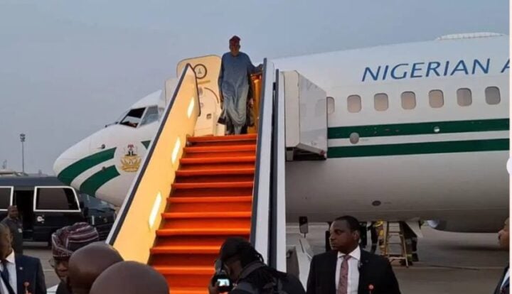 President Tinubu Returns to Nigeria After Abu Dhabi Trip